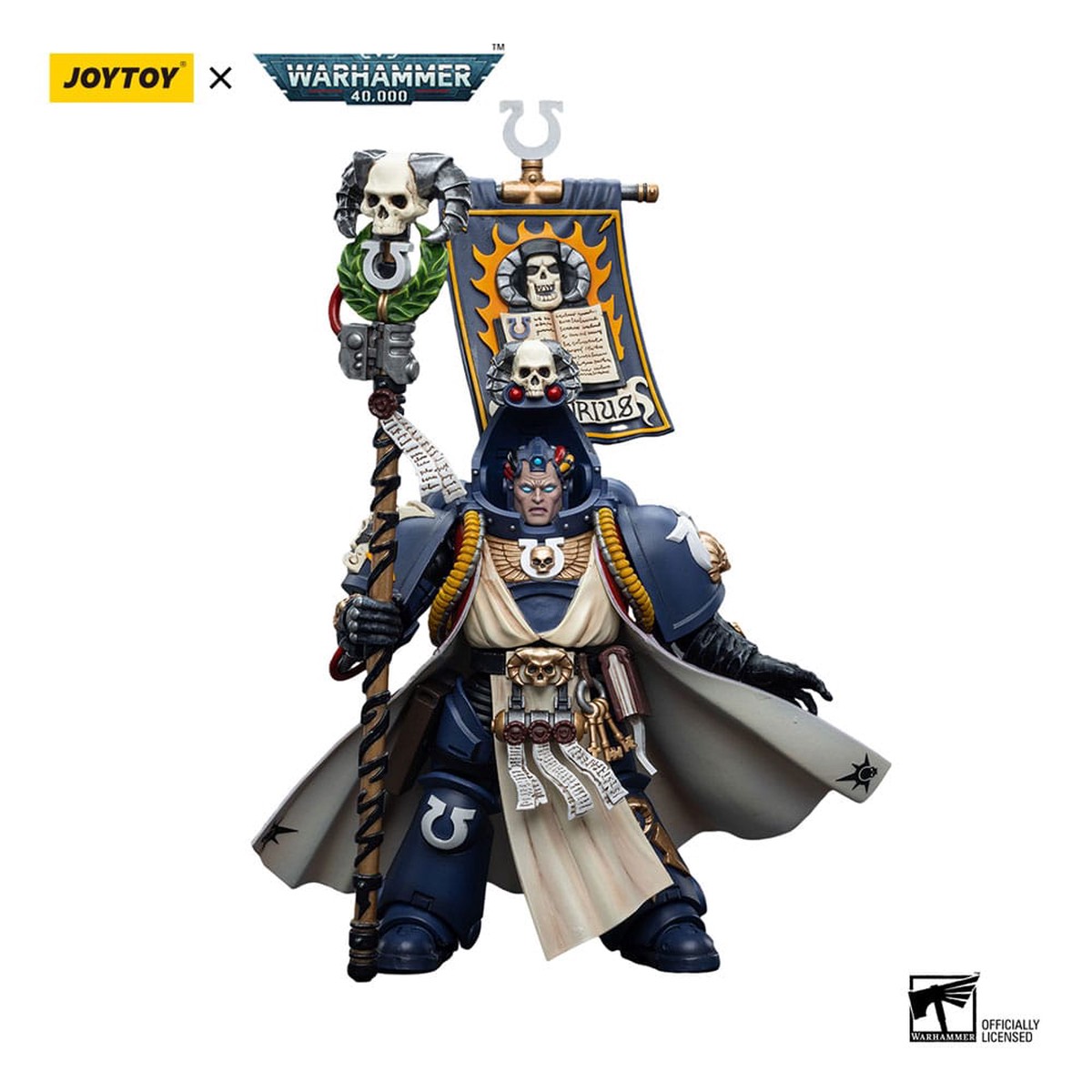 Warhammer 40k Action Figure 1/18 Ultramarines Chief Librarian Tigurius 12cm